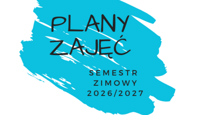 Plany zajęć 2026-2027